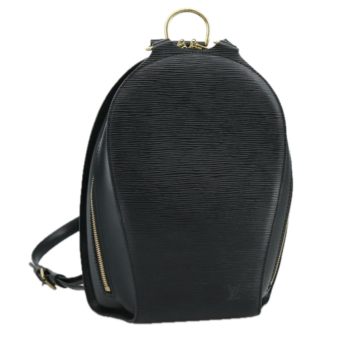 LOUIS VUITTON Epi Mabillon Backpack Black M52232 LV 104370