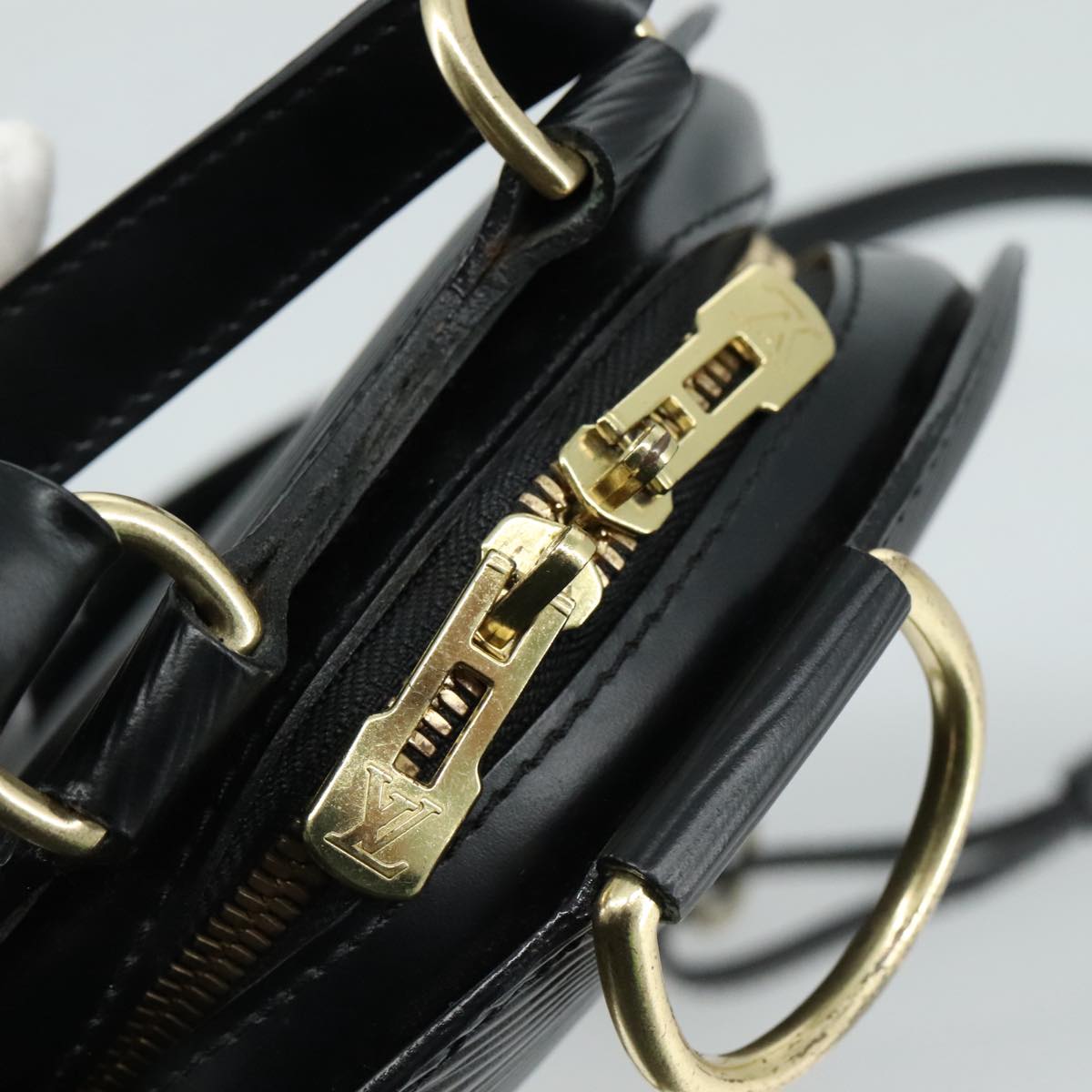 LOUIS VUITTON Epi Mabillon Backpack Black M52232 LV 104370