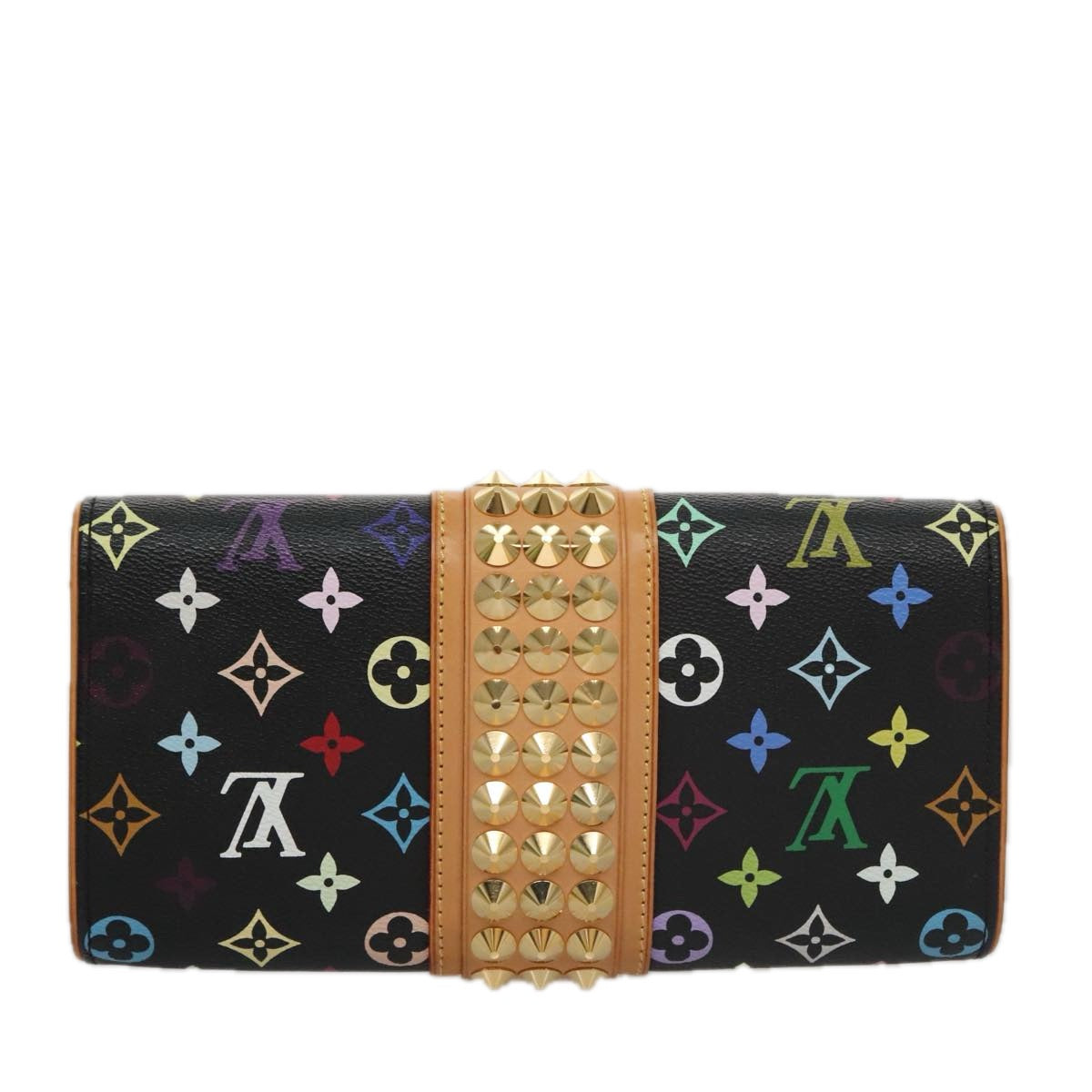 LOUIS VUITTON Multicolor Pochette Courtney Clutch Bag Black M45640 104372A