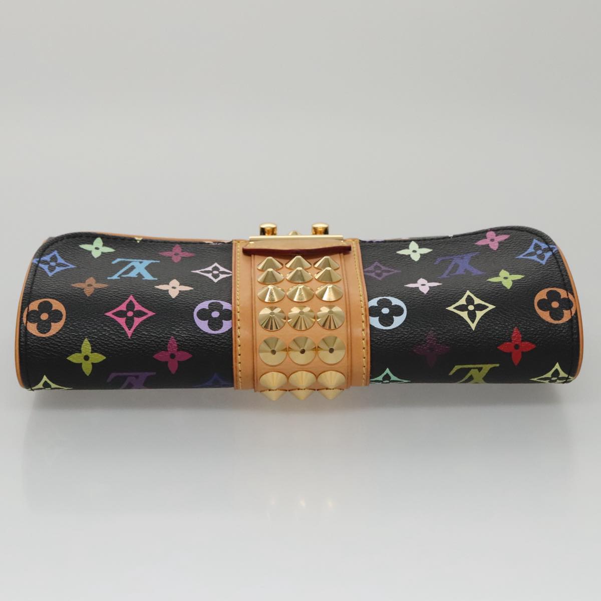 LOUIS VUITTON Multicolor Pochette Courtney Clutch Bag Black M45640 104372A
