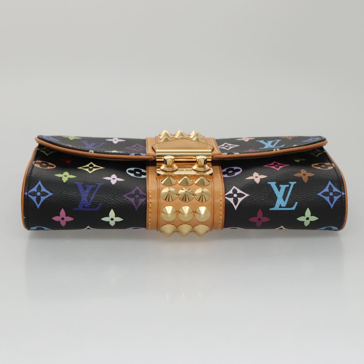 LOUIS VUITTON Multicolor Pochette Courtney Clutch Bag Black M45640 104372A