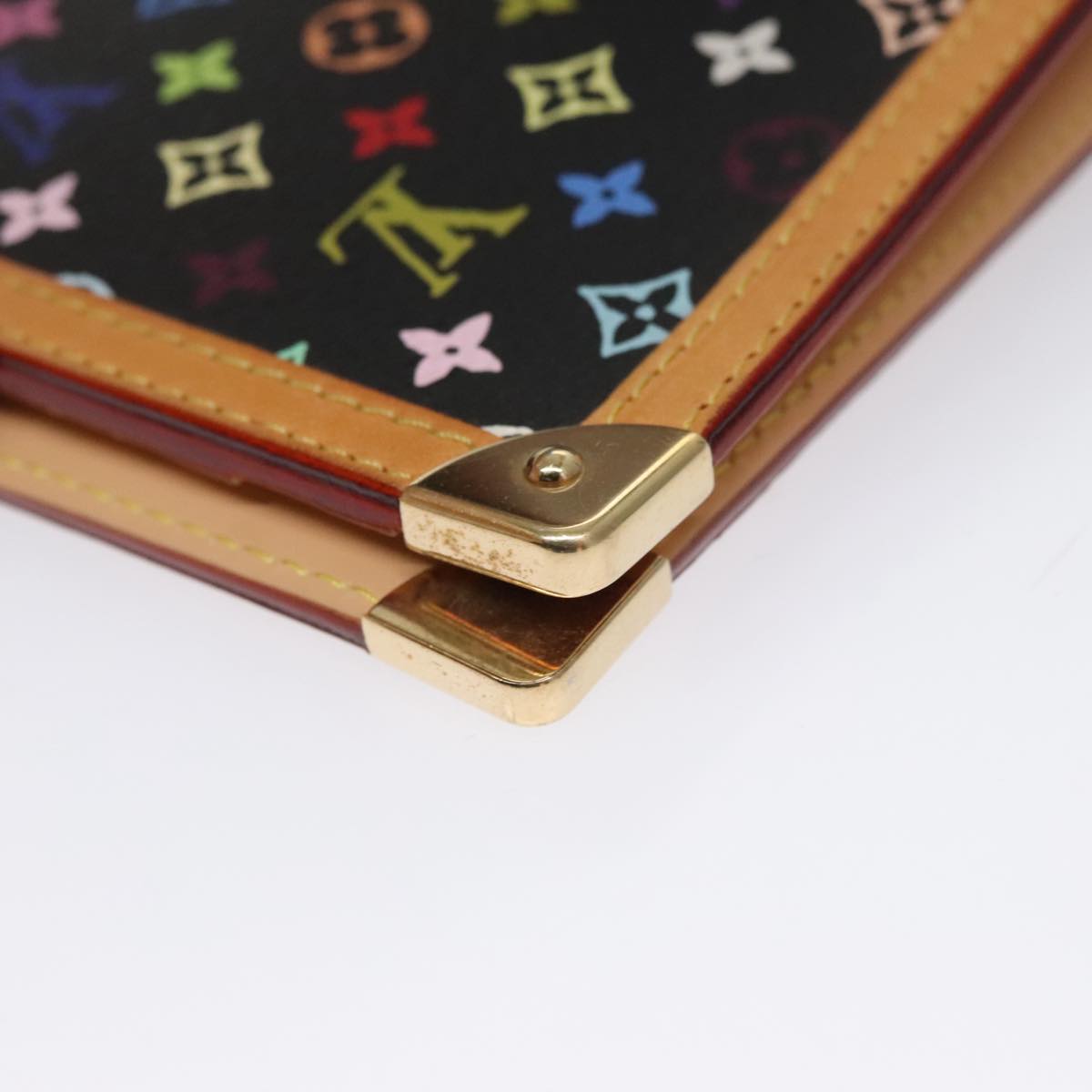 LOUIS VUITTON Multicolor Agenda GM Day Planner Cover Black R20893 104387SA