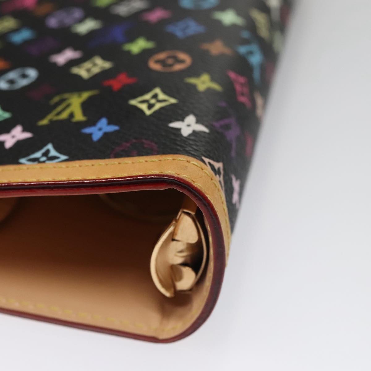 LOUIS VUITTON Multicolor Agenda GM Day Planner Cover Black R20893 104387SA
