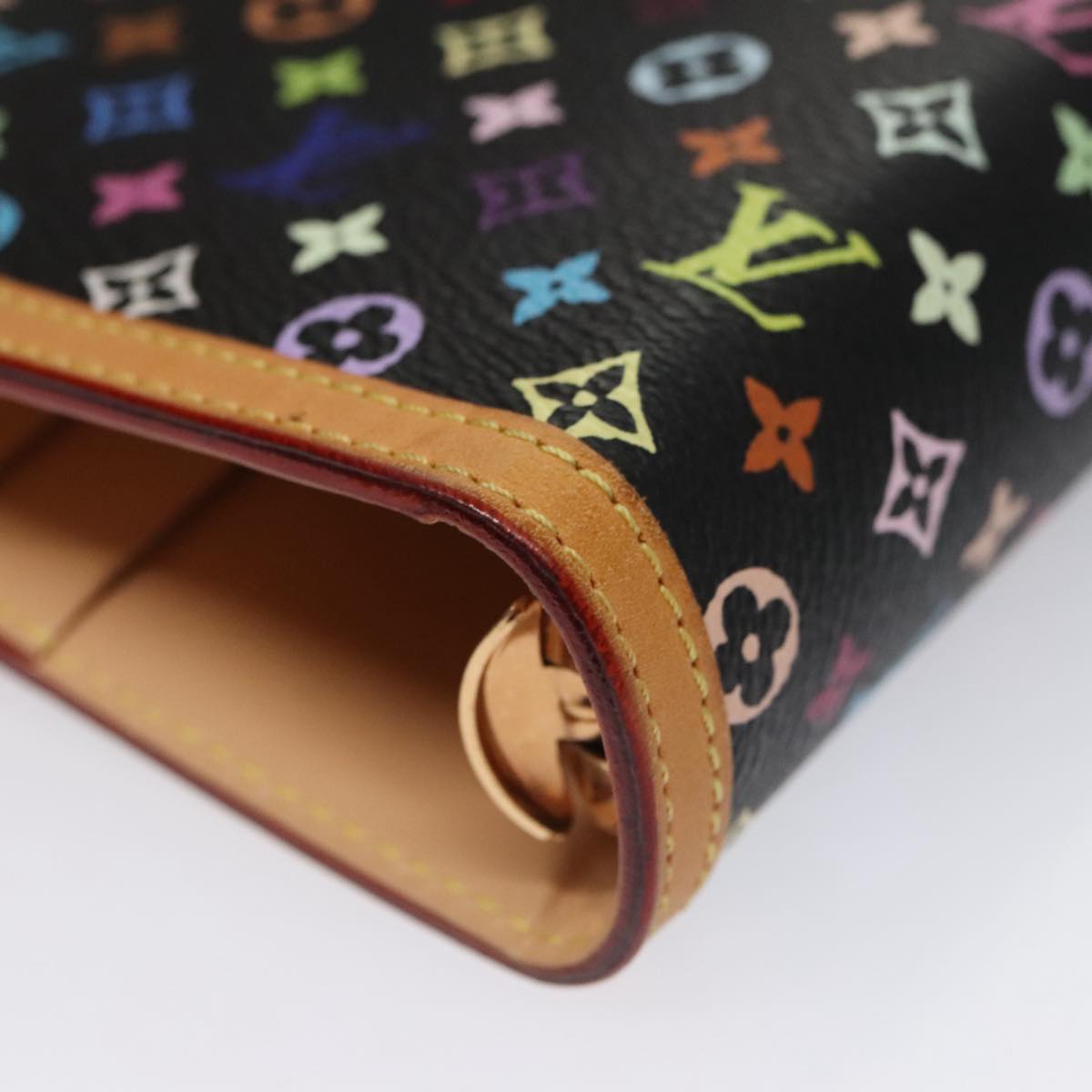 LOUIS VUITTON Multicolor Agenda GM Day Planner Cover Black R20893 104387SA
