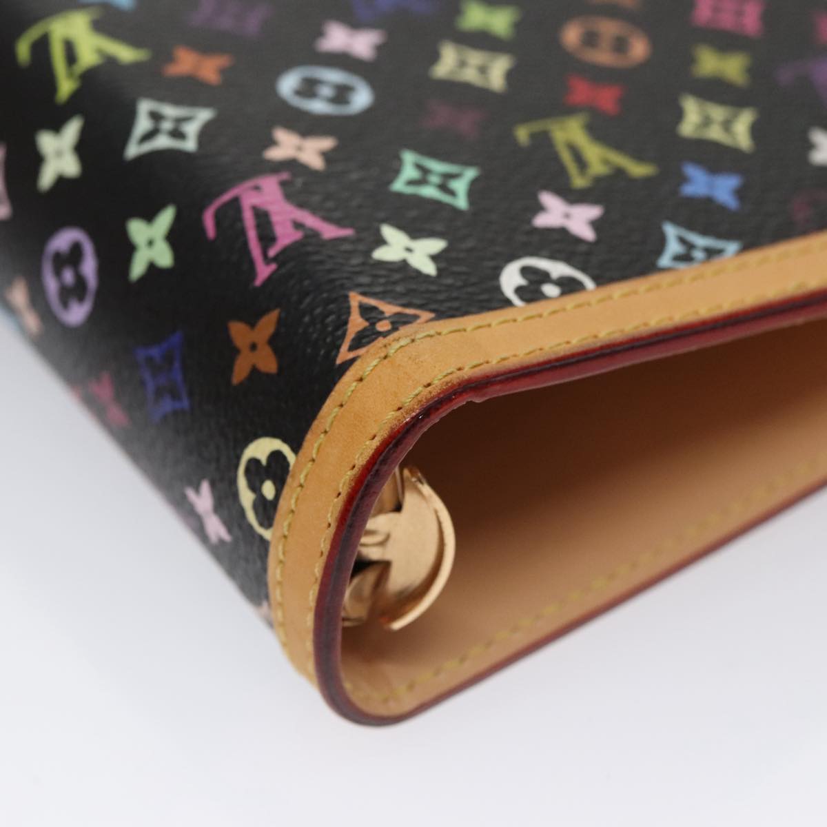 LOUIS VUITTON Multicolor Agenda GM Day Planner Cover Black R20893 104387SA