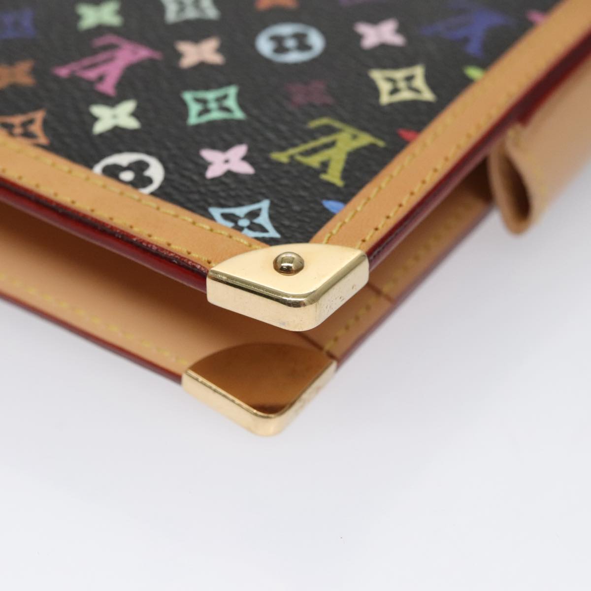 LOUIS VUITTON Multicolor Agenda GM Day Planner Cover Black R20893 104387SA