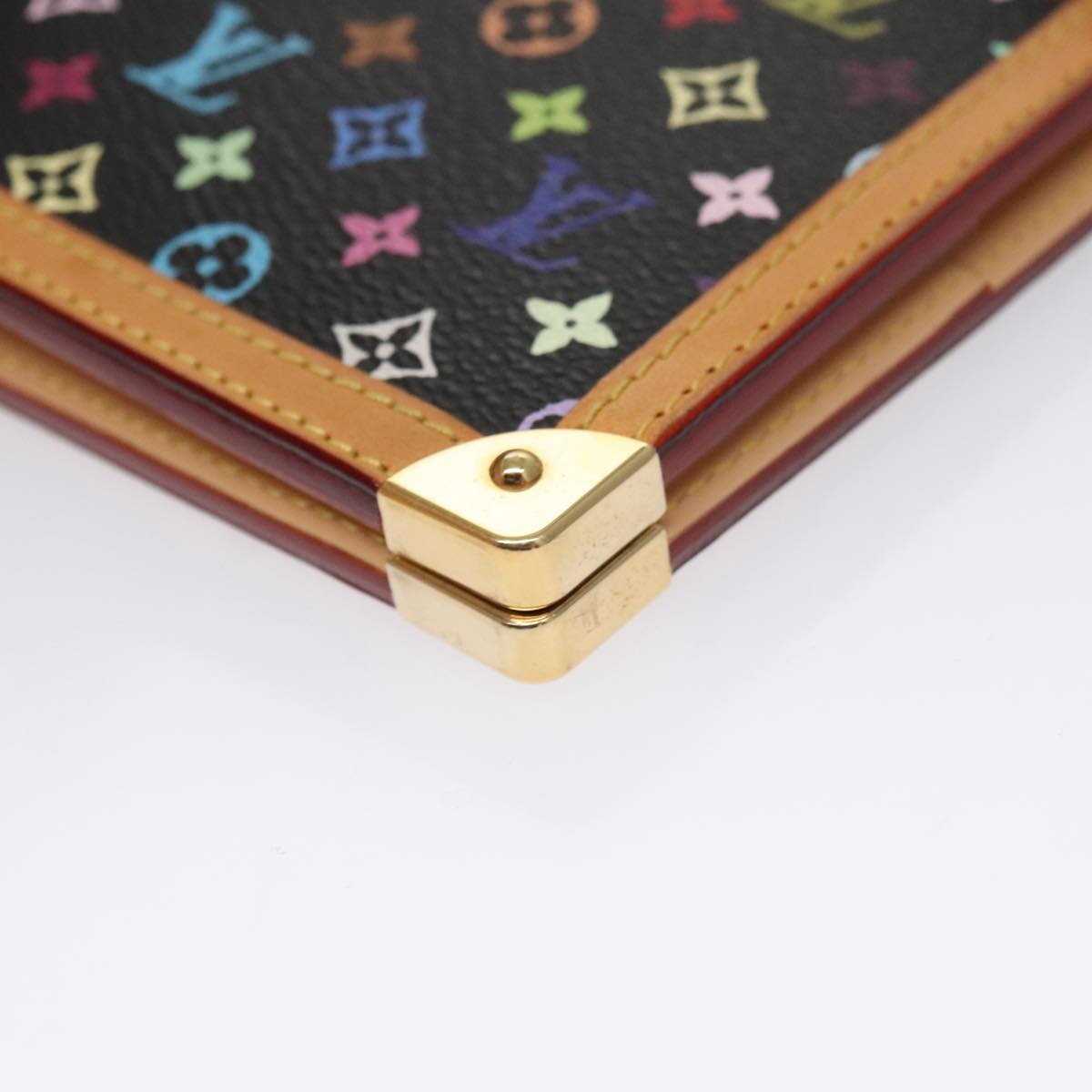 LOUIS VUITTON Multicolor Agenda GM Day Planner Cover Black R20893 104387SA