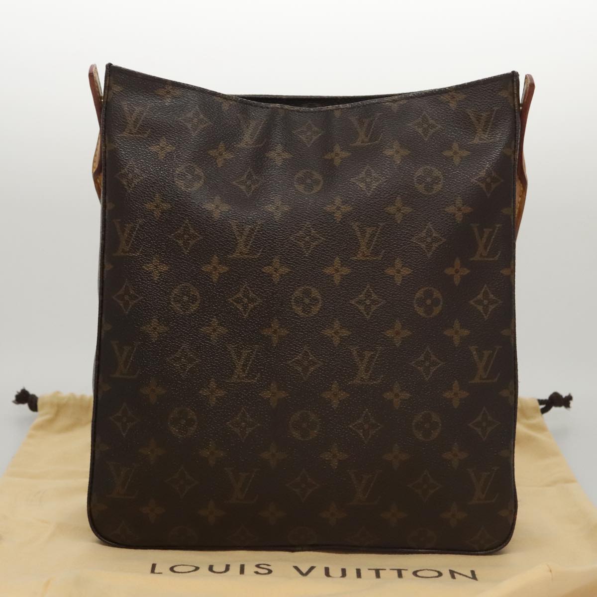 LOUIS VUITTON Monogram Looping GM Shoulder Bag M51145 LV 104390