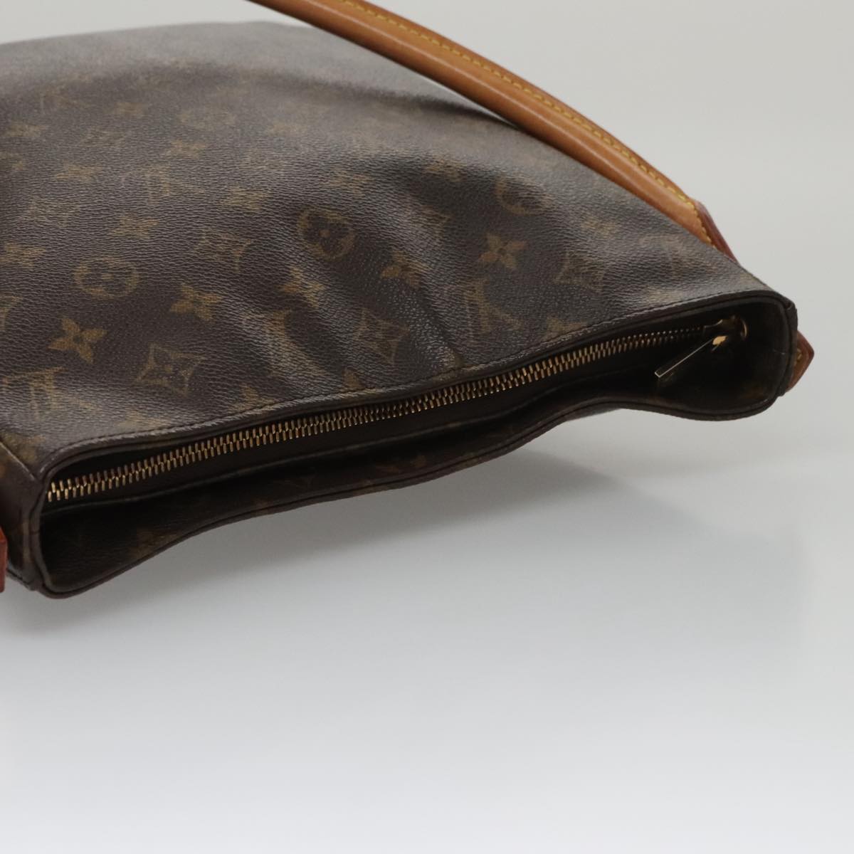 LOUIS VUITTON Monogram Looping GM Shoulder Bag M51145 LV 104390