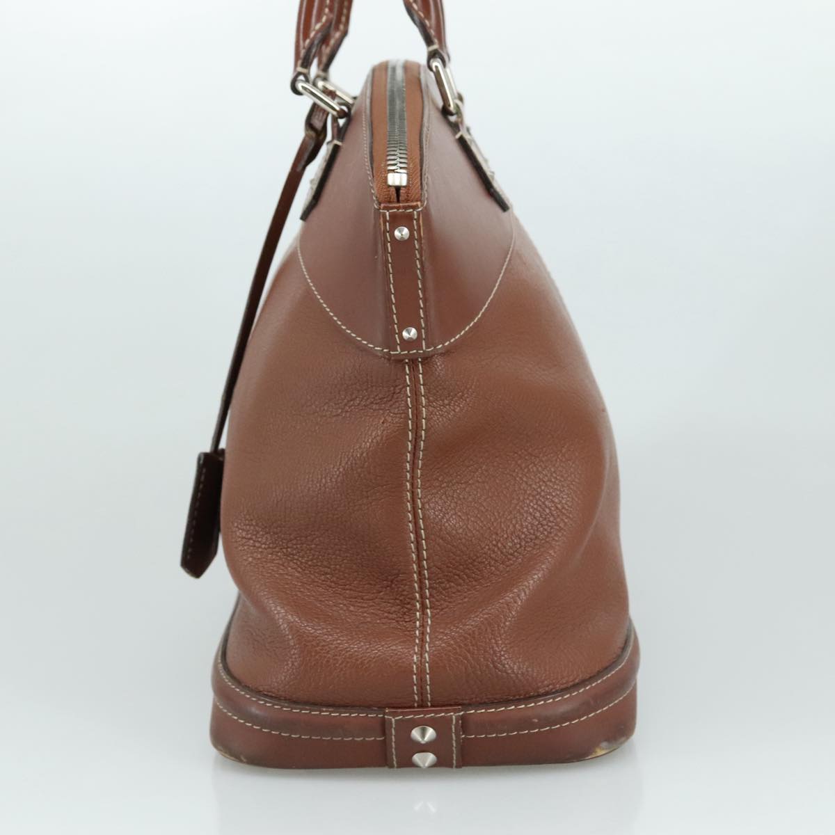 LOUIS VUITTON Suhari Lockit MM Hand Bag Leather Tanami LV 104391