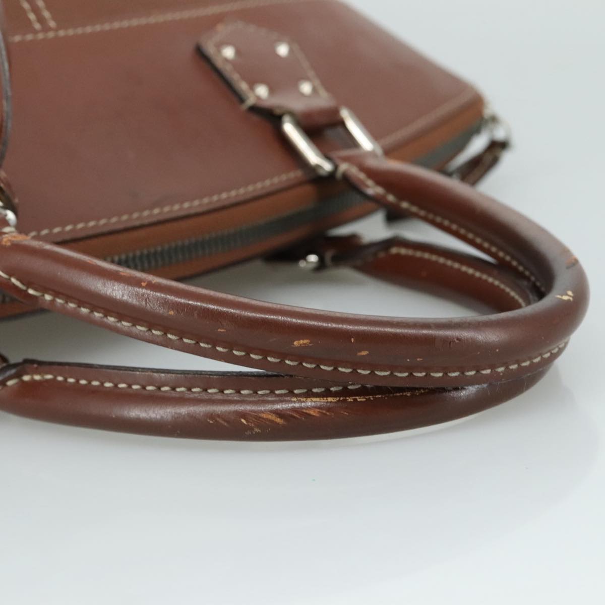 LOUIS VUITTON Suhari Lockit MM Hand Bag Leather Tanami LV 104391