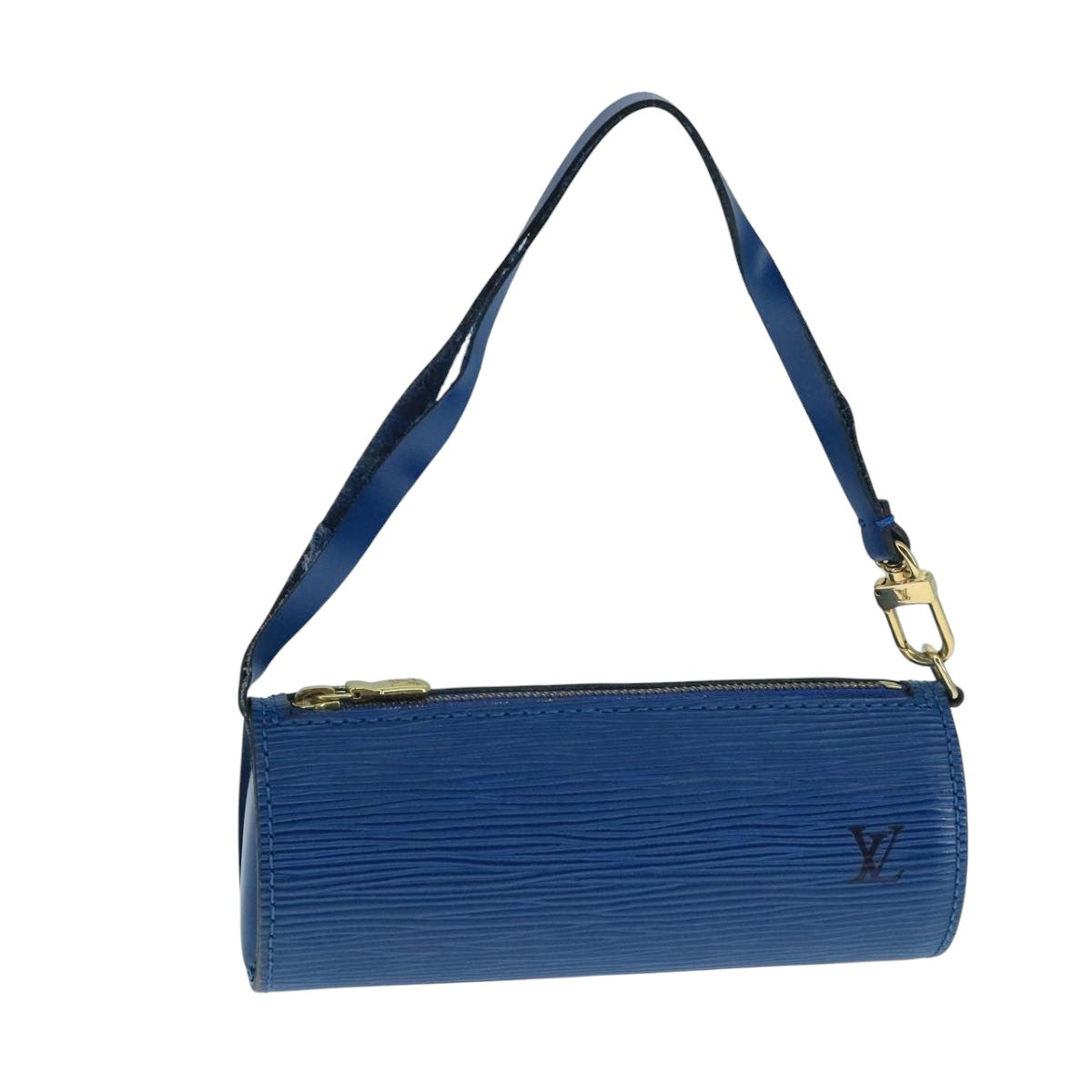 LOUIS VUITTON Epi Soufflot Accessory Pouch Blue LV 104395