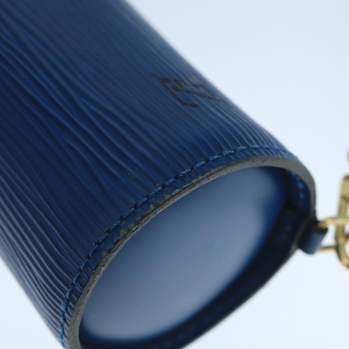 LOUIS VUITTON Epi Soufflot Accessory Pouch Blue LV 104395