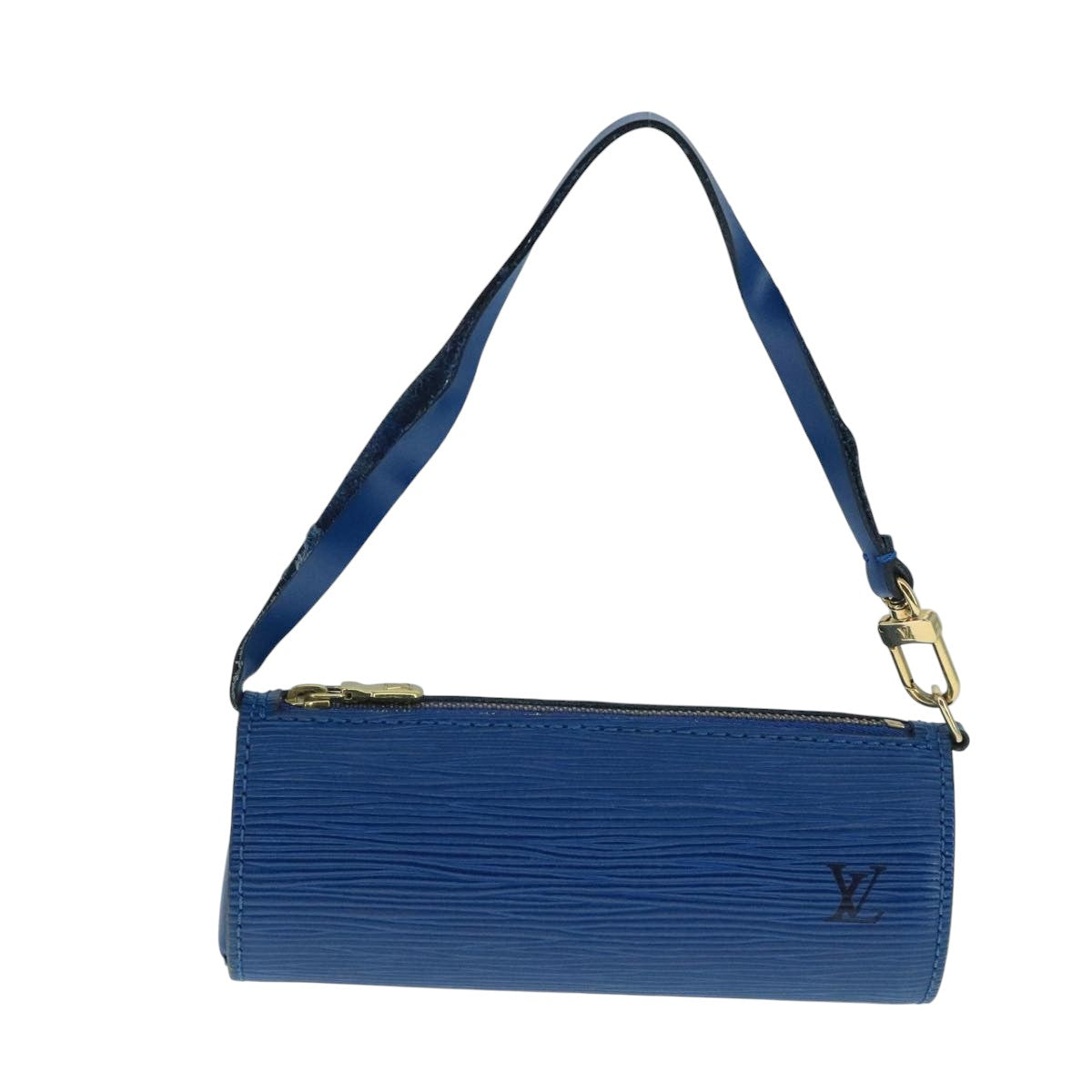LOUIS VUITTON Epi Soufflot Accessory Pouch Blue LV 104395