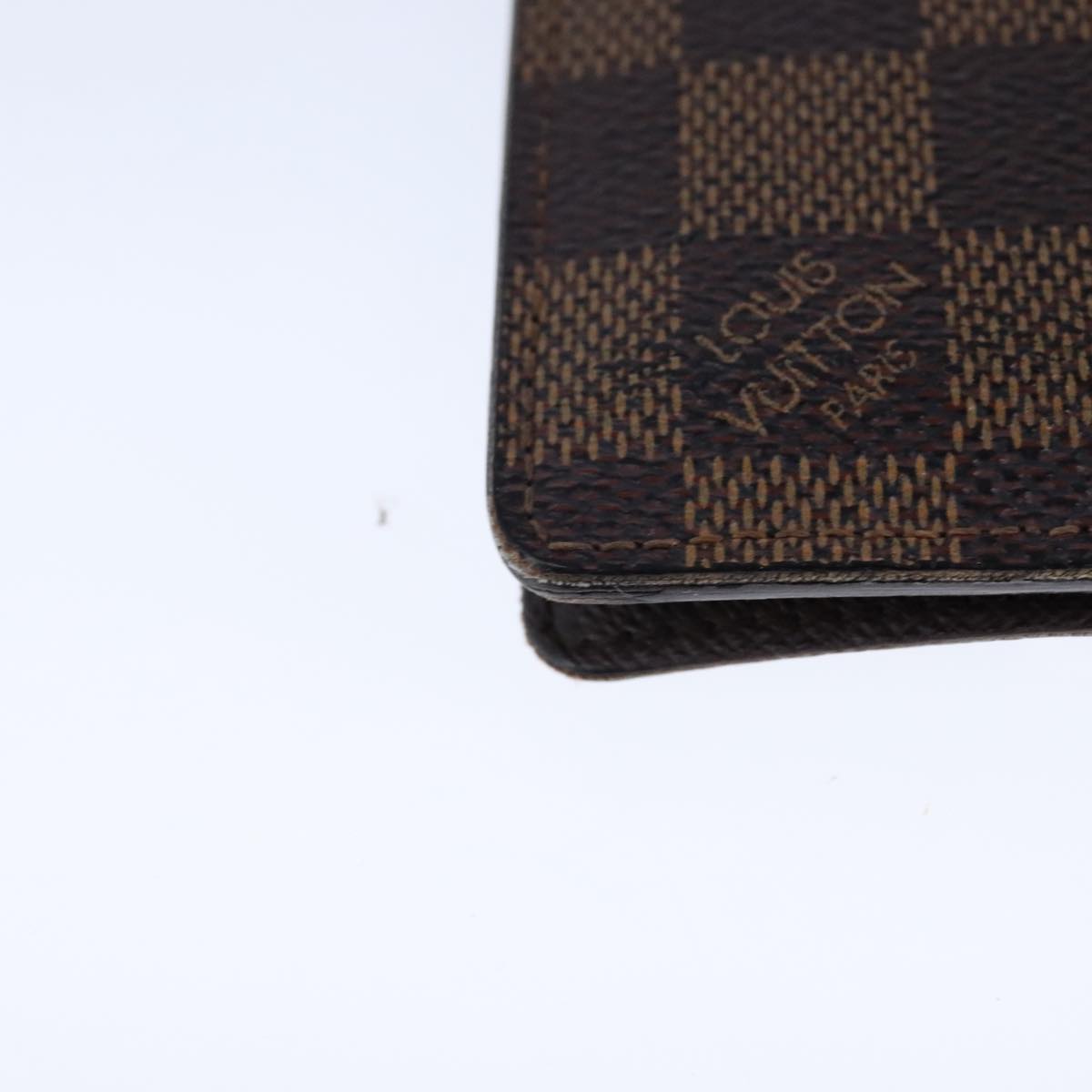 LOUIS VUITTON Damier Ebene Porte Cartes ID Bandouliere Case N60016 104403