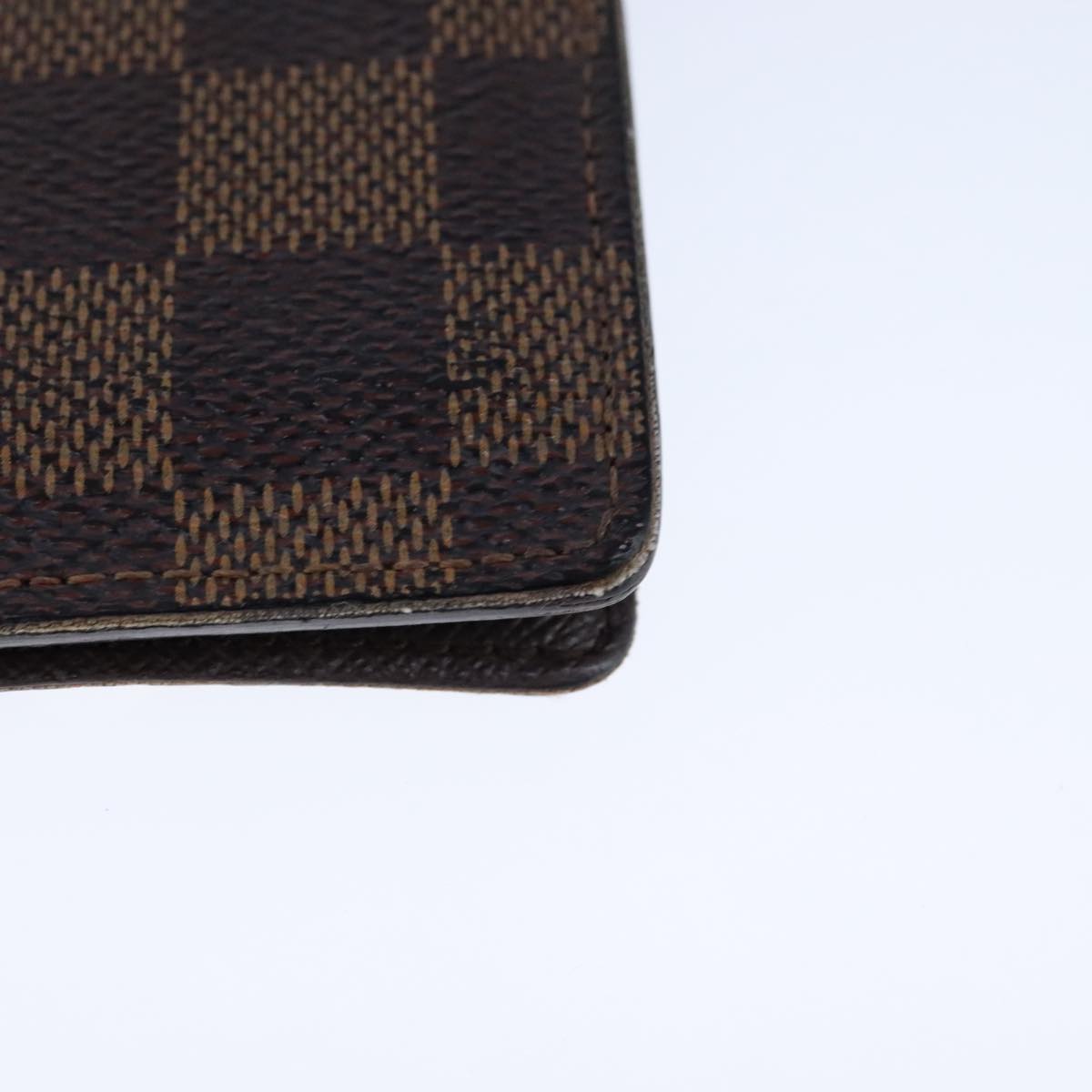 LOUIS VUITTON Damier Ebene Porte Cartes ID Bandouliere Case N60016 104403
