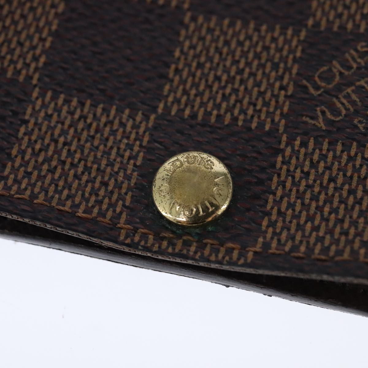 LOUIS VUITTON Damier Ebene Porte Cartes ID Bandouliere Case N60016 104403