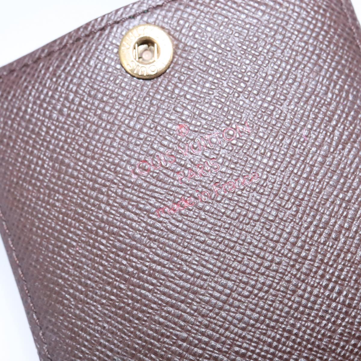 LOUIS VUITTON Damier Ebene Porte Cartes ID Bandouliere Case N60016 104403
