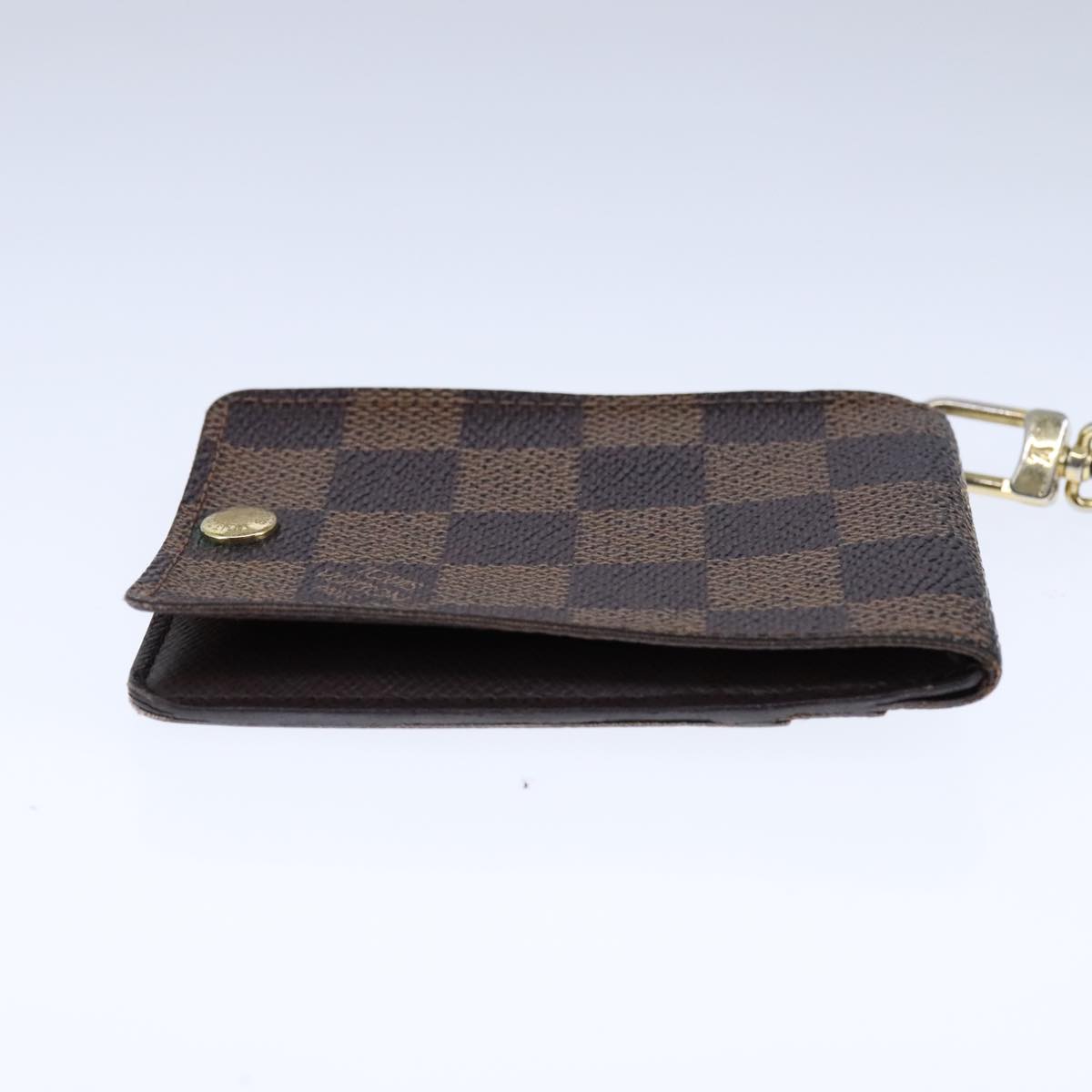 LOUIS VUITTON Damier Ebene Porte Cartes ID Bandouliere Case N60016 104403