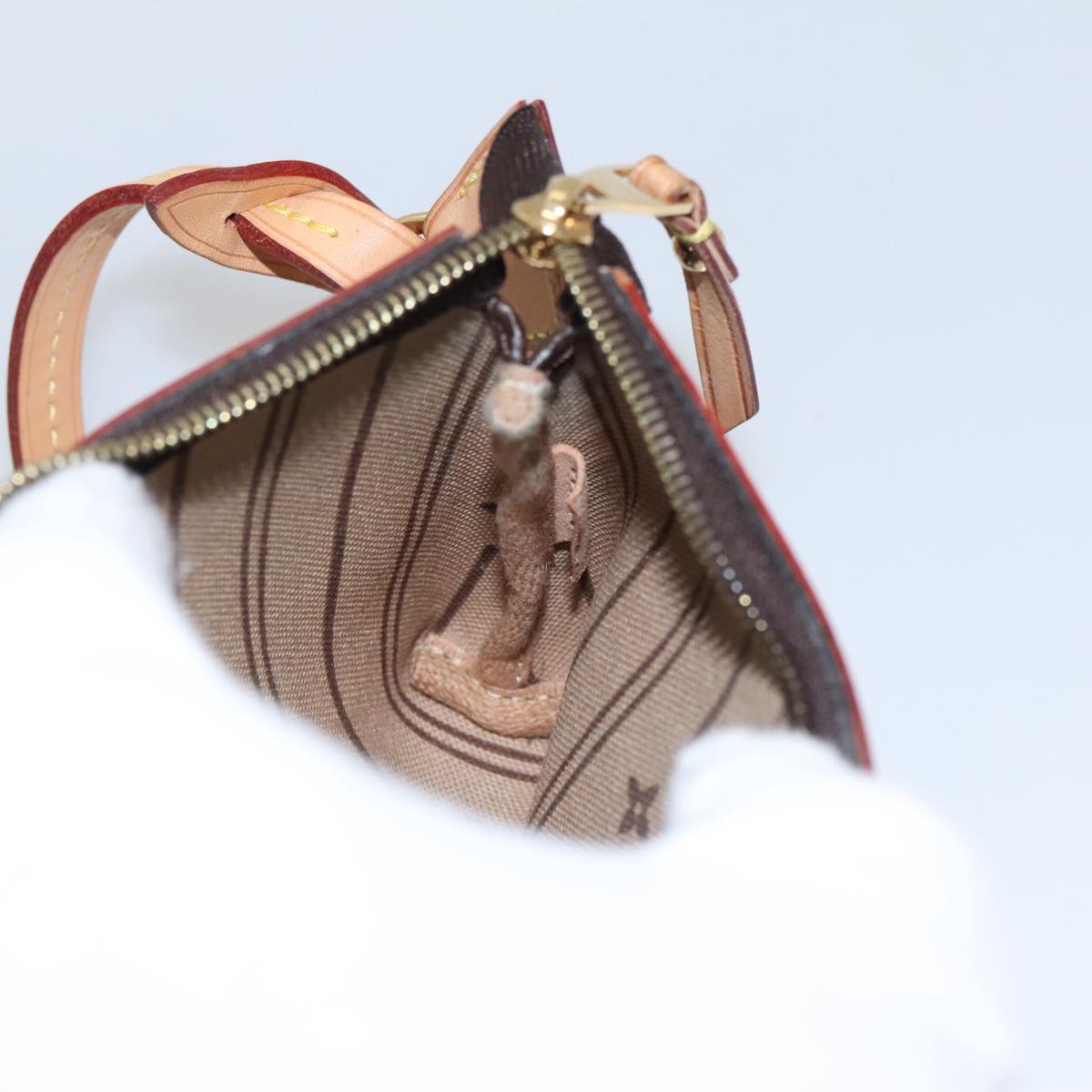 LOUIS VUITTON Monogram Mini Pochette Delight Full Pouch M40309 LV 104405