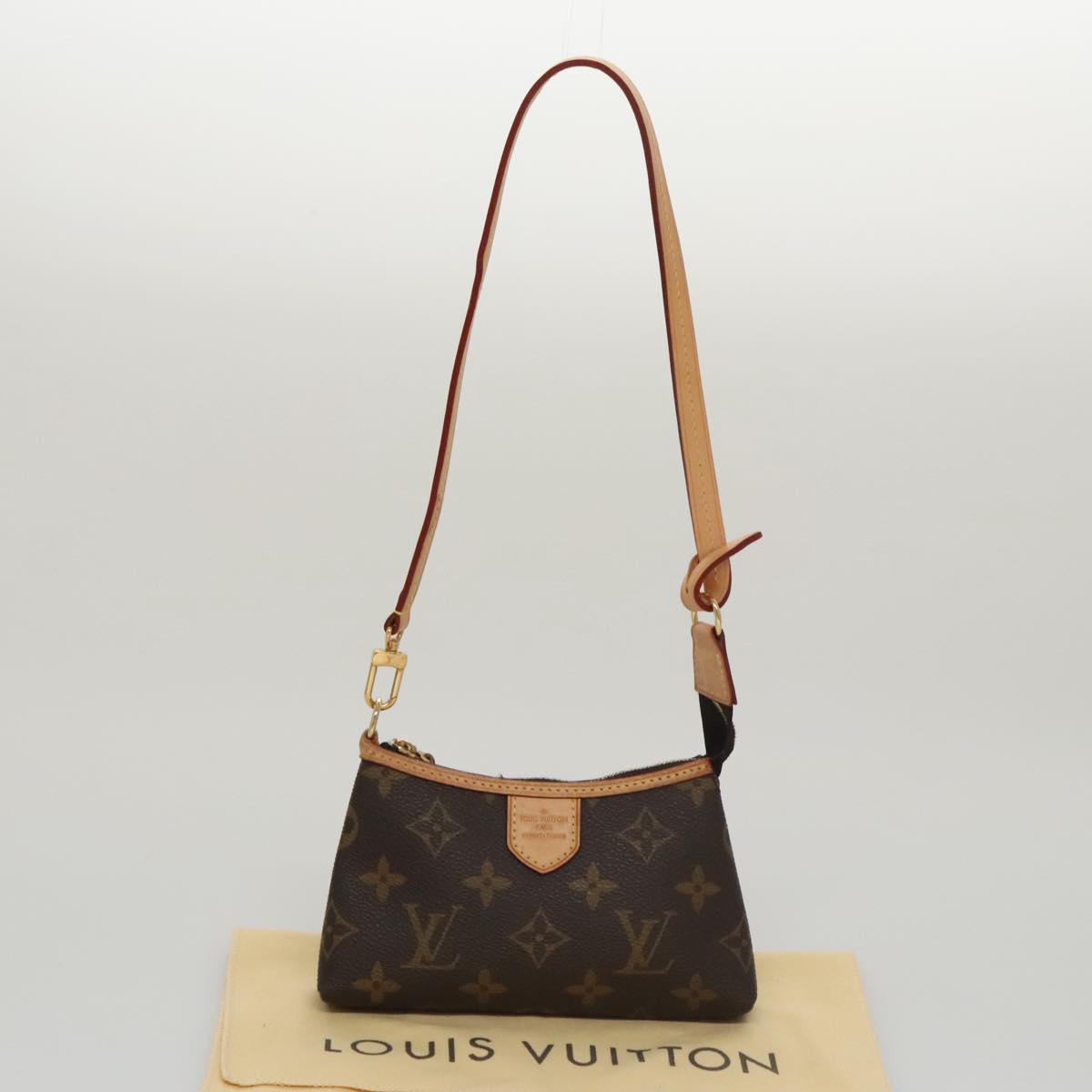 LOUIS VUITTON Monogram Mini Pochette Delight Full Pouch M40309 LV 104405