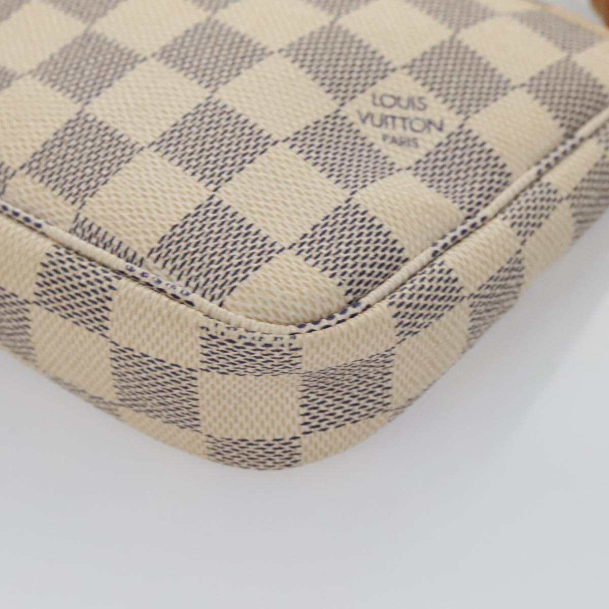 LOUIS VUITTON Damier Azur Pochette Accessoires Pouch N51986 LV 104408