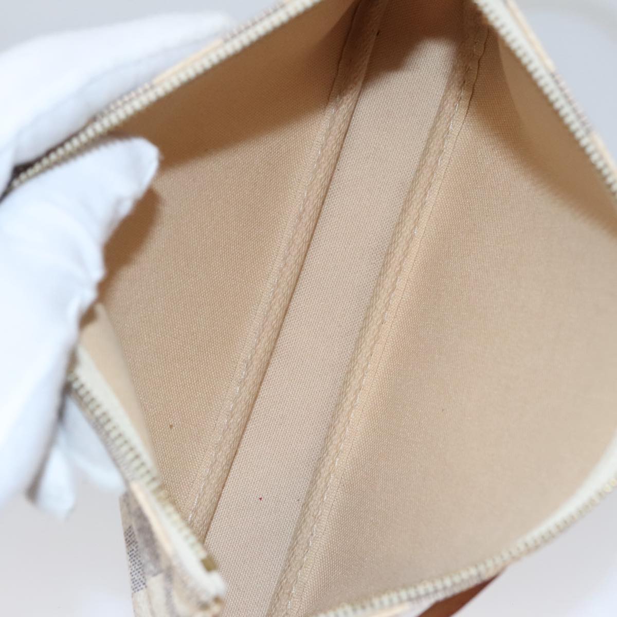 LOUIS VUITTON Damier Azur Pochette Accessoires Pouch N51986 LV 104408