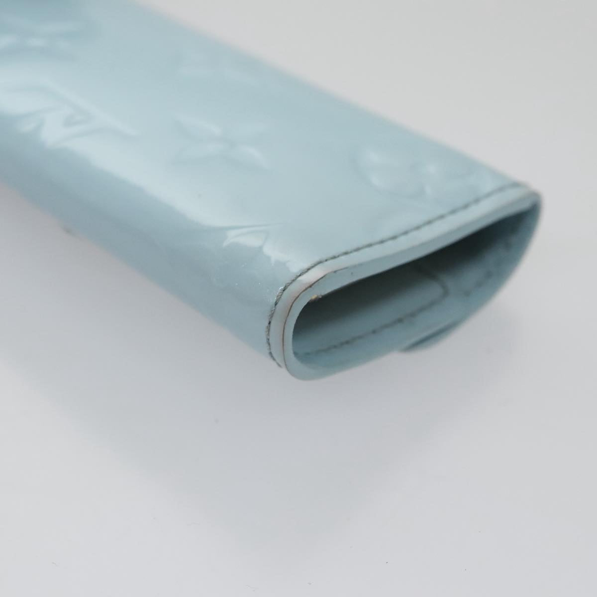 LOUIS VUITTON Vernis Multicles 4 Key Case Sky Blue Monogram M82980 104411