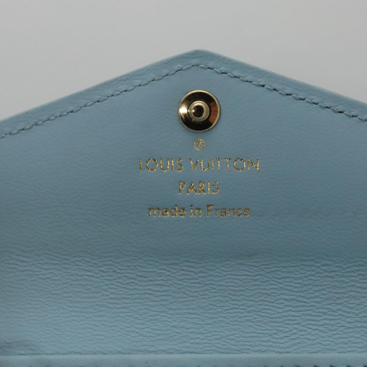 LOUIS VUITTON Vernis Multicles 4 Key Case Sky Blue Monogram M82980 104411