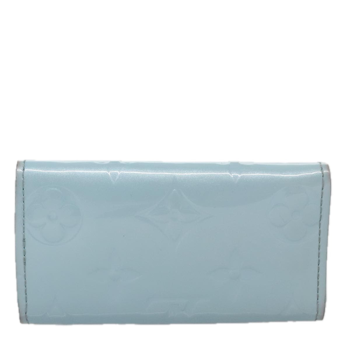 LOUIS VUITTON Vernis Multicles 4 Key Case Sky Blue Monogram M82980 104411