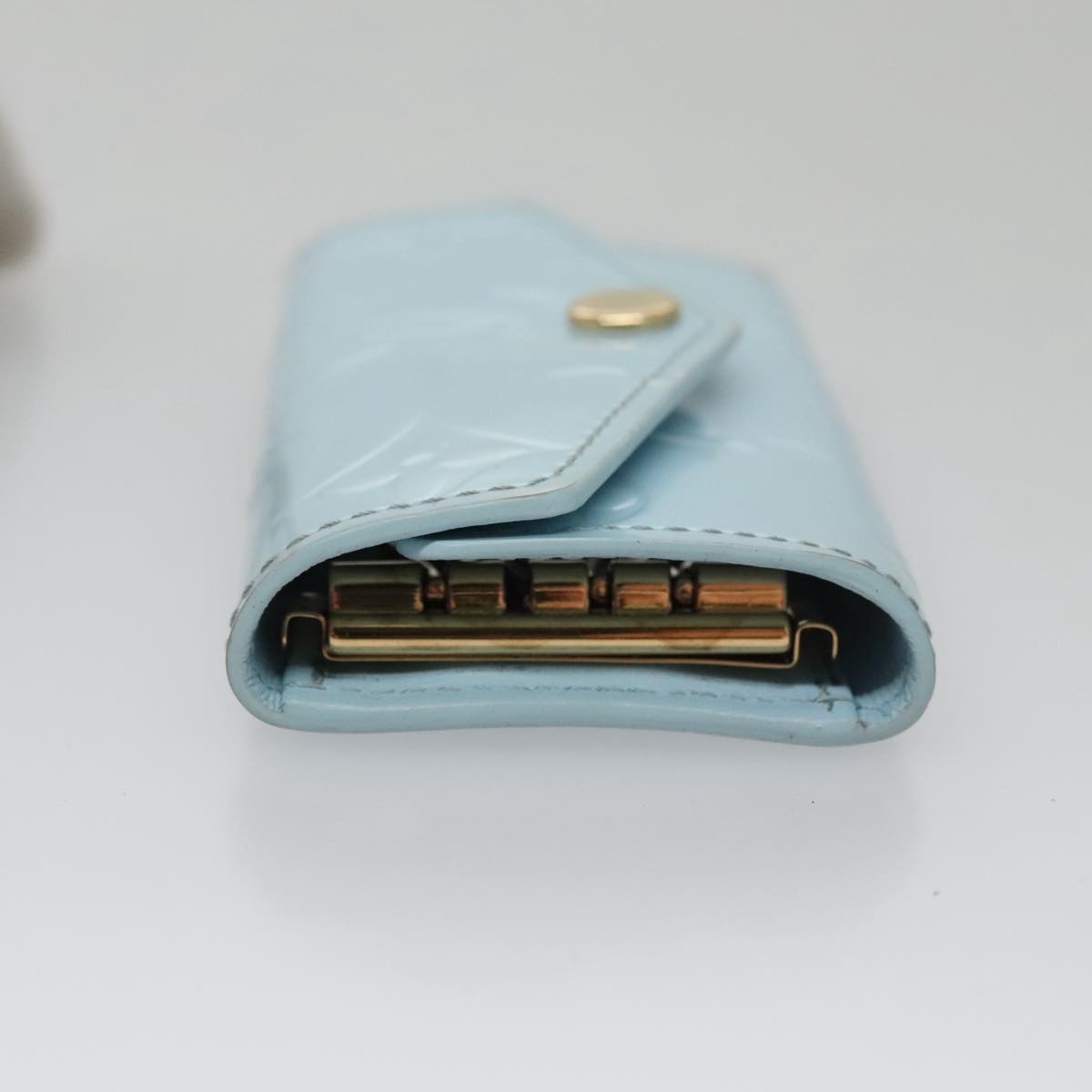LOUIS VUITTON Vernis Multicles 4 Key Case Sky Blue Monogram M82980 104411