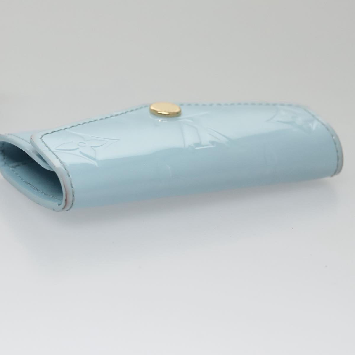 LOUIS VUITTON Vernis Multicles 4 Key Case Sky Blue Monogram M82980 104411