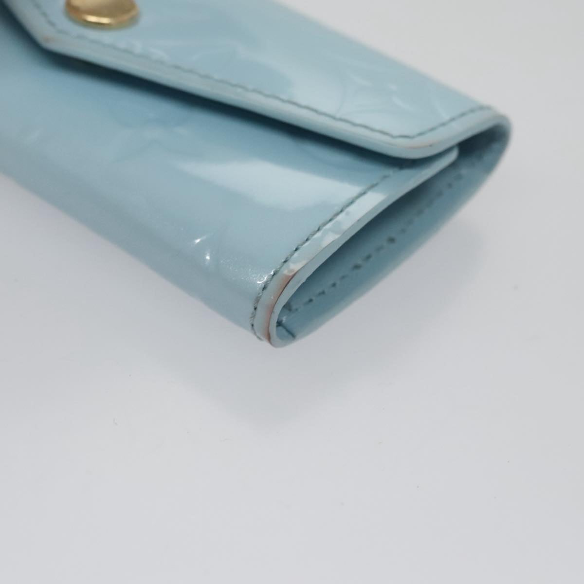 LOUIS VUITTON Vernis Multicles 4 Key Case Sky Blue Monogram M82980 104411