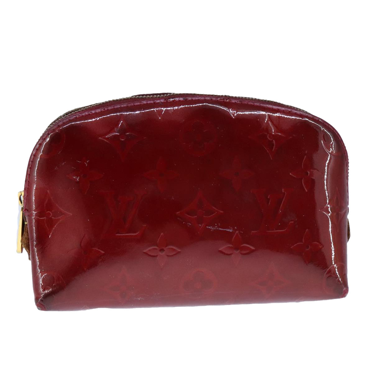 LOUIS VUITTON Vernis Pochette Cosmetic Pouch Pomme D'amour M91496 LV 104413