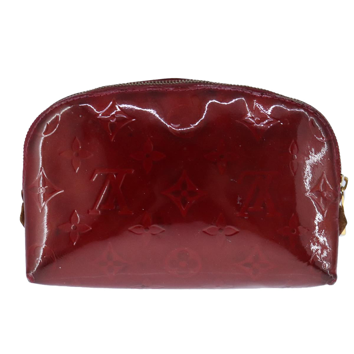 LOUIS VUITTON Vernis Pochette Cosmetic Pouch Pomme D'amour M91496 LV 104413