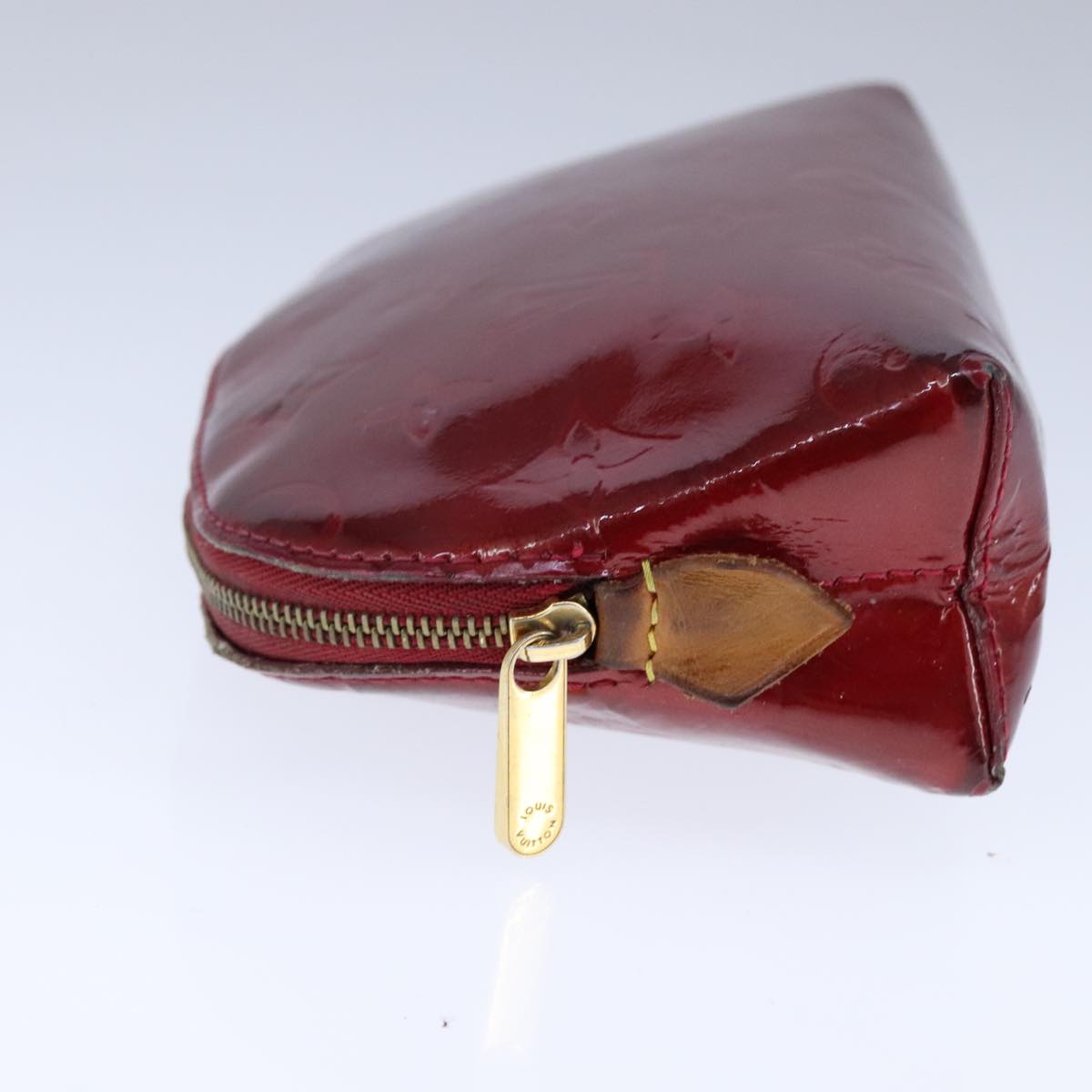 LOUIS VUITTON Vernis Pochette Cosmetic Pouch Pomme D'amour M91496 LV 104413
