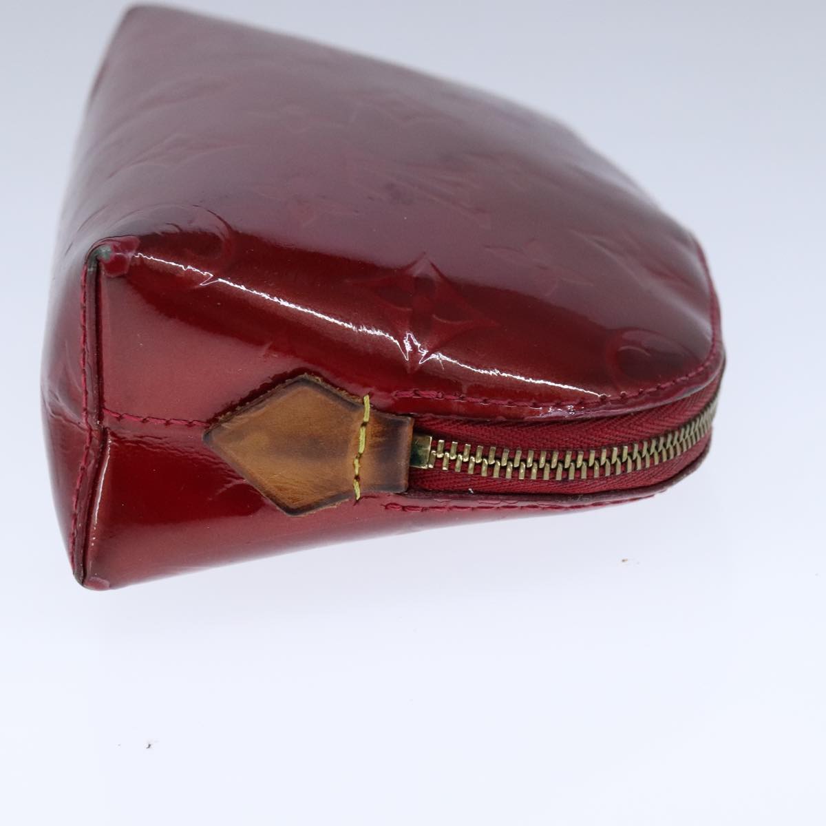 LOUIS VUITTON Vernis Pochette Cosmetic Pouch Pomme D'amour M91496 LV 104413