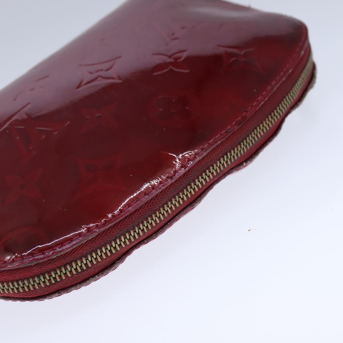 LOUIS VUITTON Vernis Pochette Cosmetic Pouch Pomme D'amour M91496 LV 104413