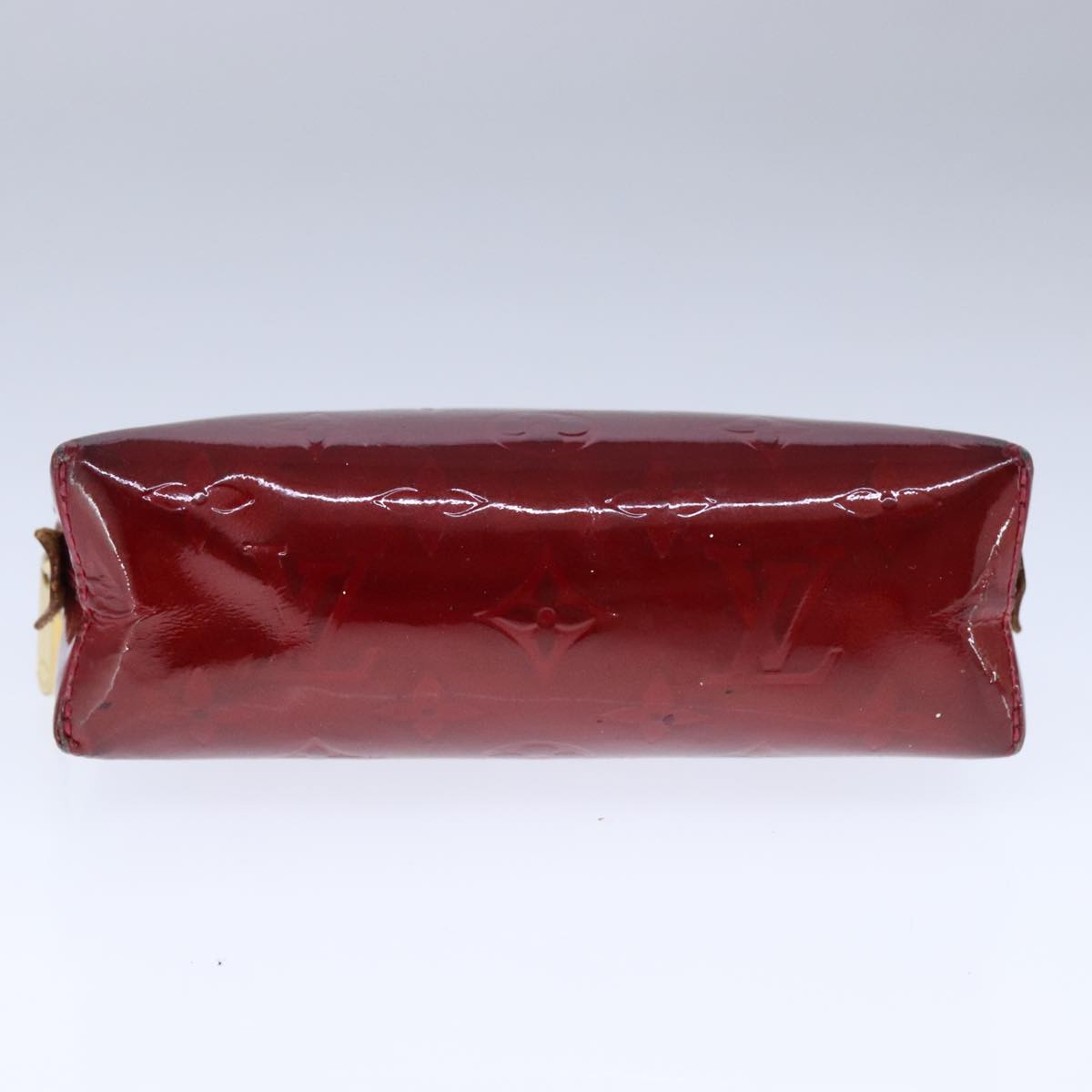LOUIS VUITTON Vernis Pochette Cosmetic Pouch Pomme D'amour M91496 LV 104413