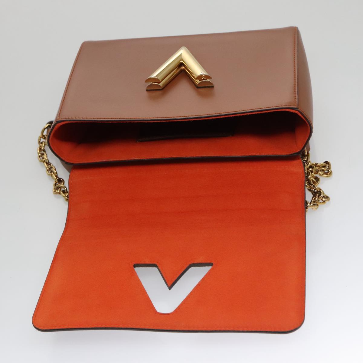 LOUIS VUITTON Catgram Sack Twist MM Shoulder Bag Marron M44408 LV 104424SA