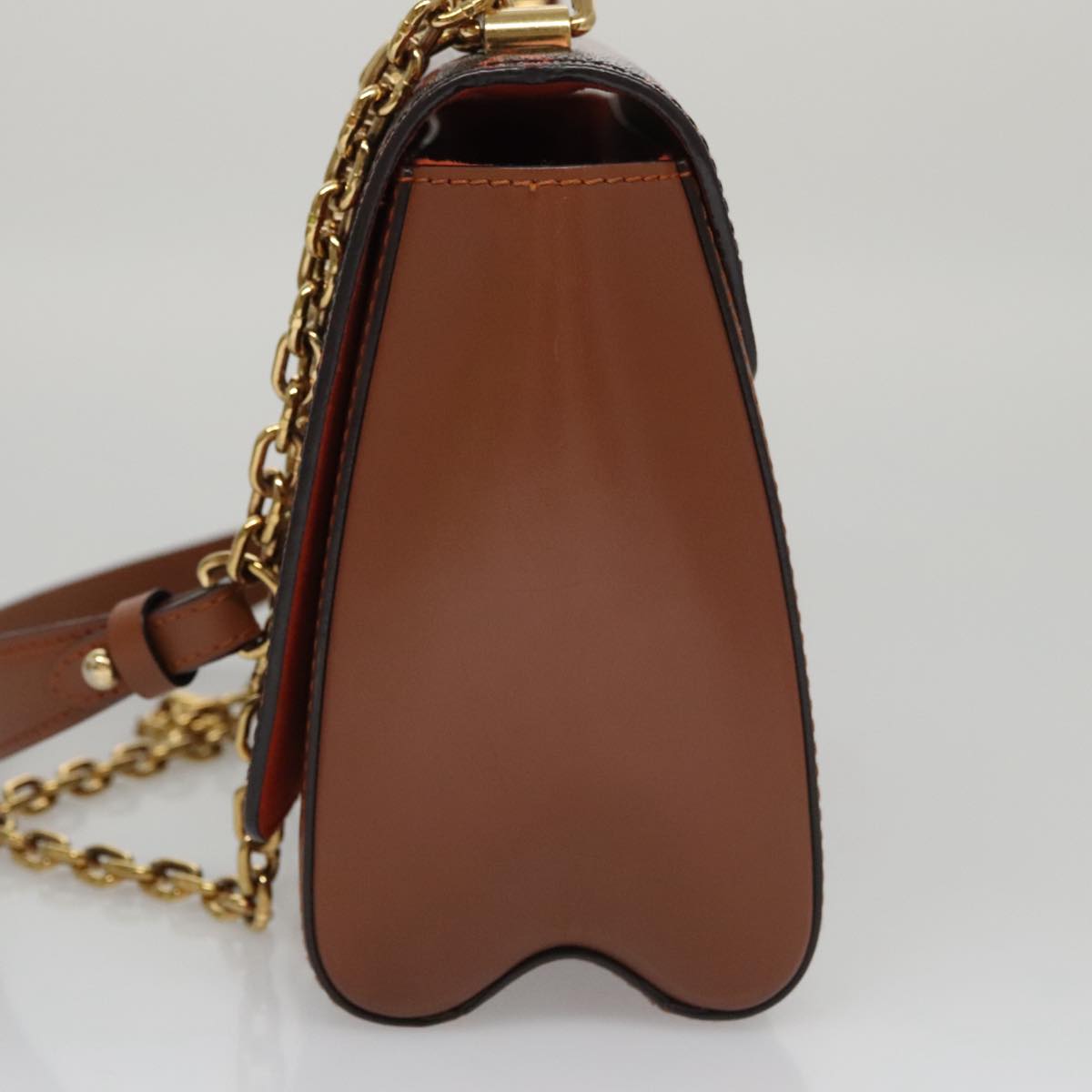LOUIS VUITTON Catgram Sack Twist MM Shoulder Bag Marron M44408 LV 104424SA