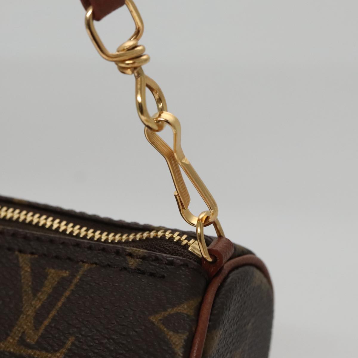 LOUIS VUITTON Monogram Papillon Pouch LV 104430A