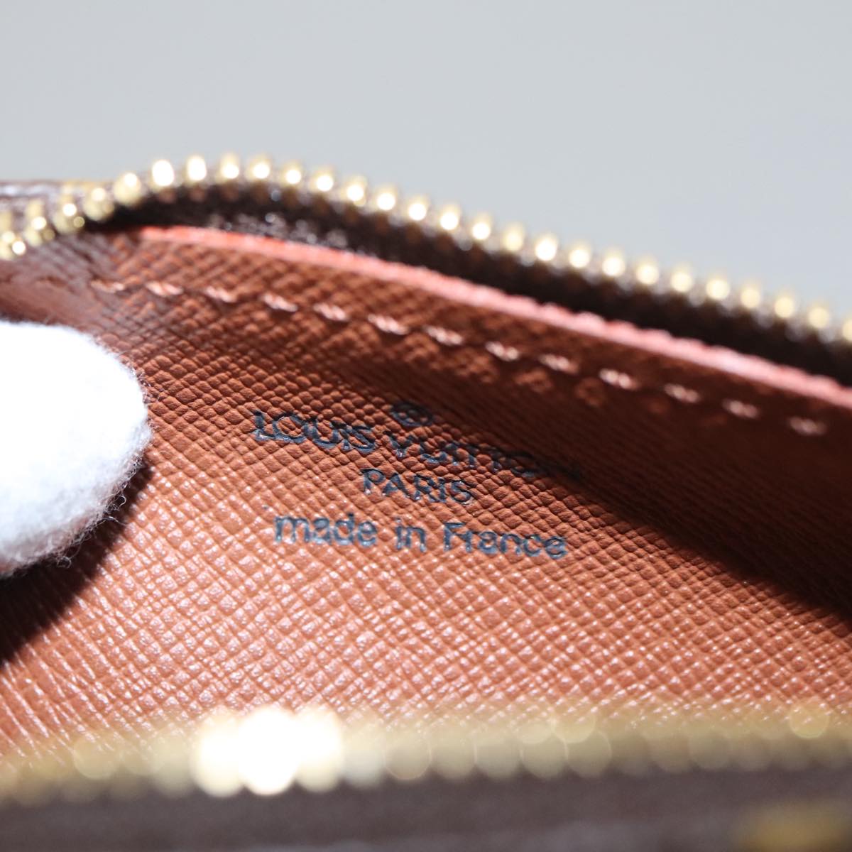 LOUIS VUITTON Monogram Papillon Pouch LV 104430A