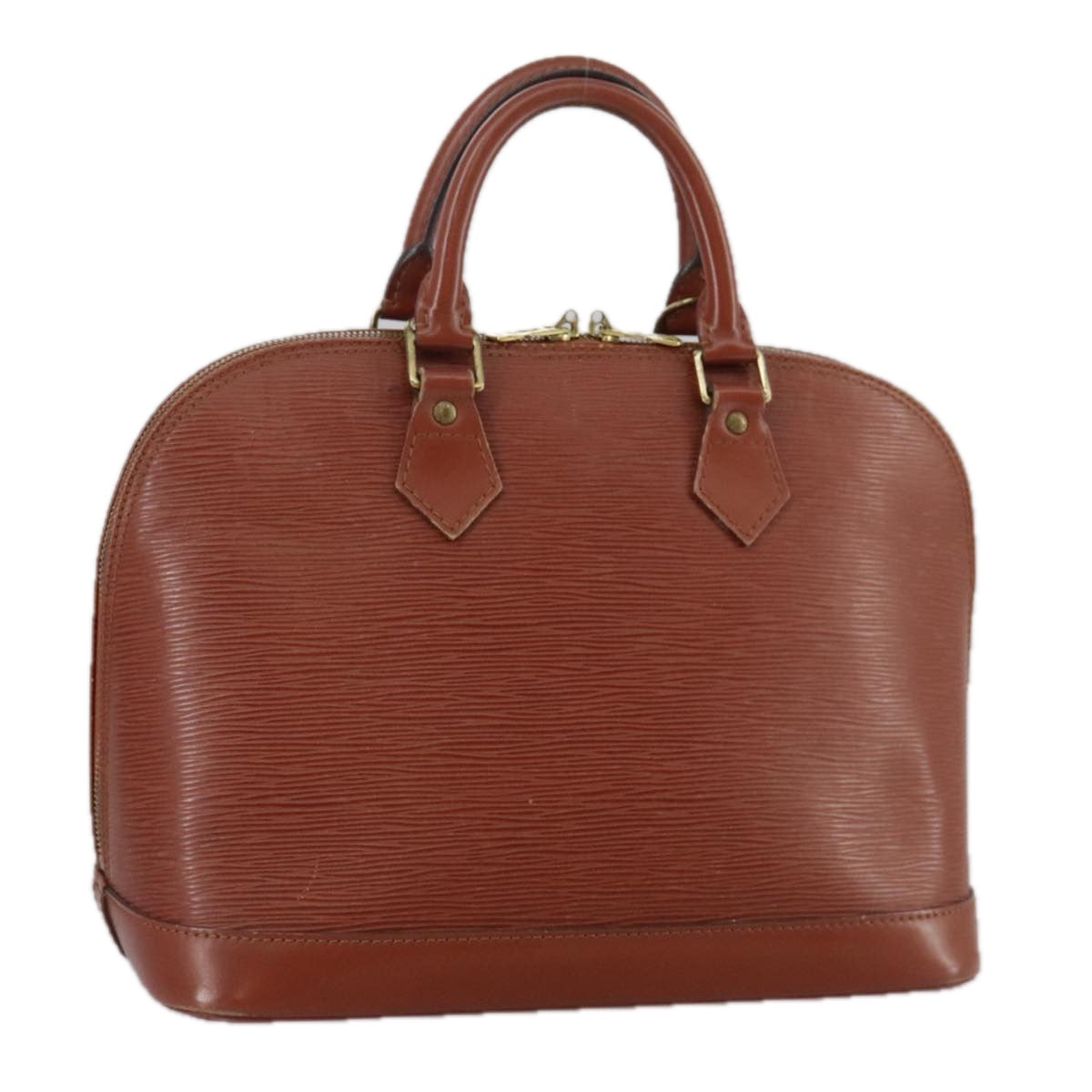 LOUIS VUITTON Epi Alma Hand Bag Brown M52143 LV 104432