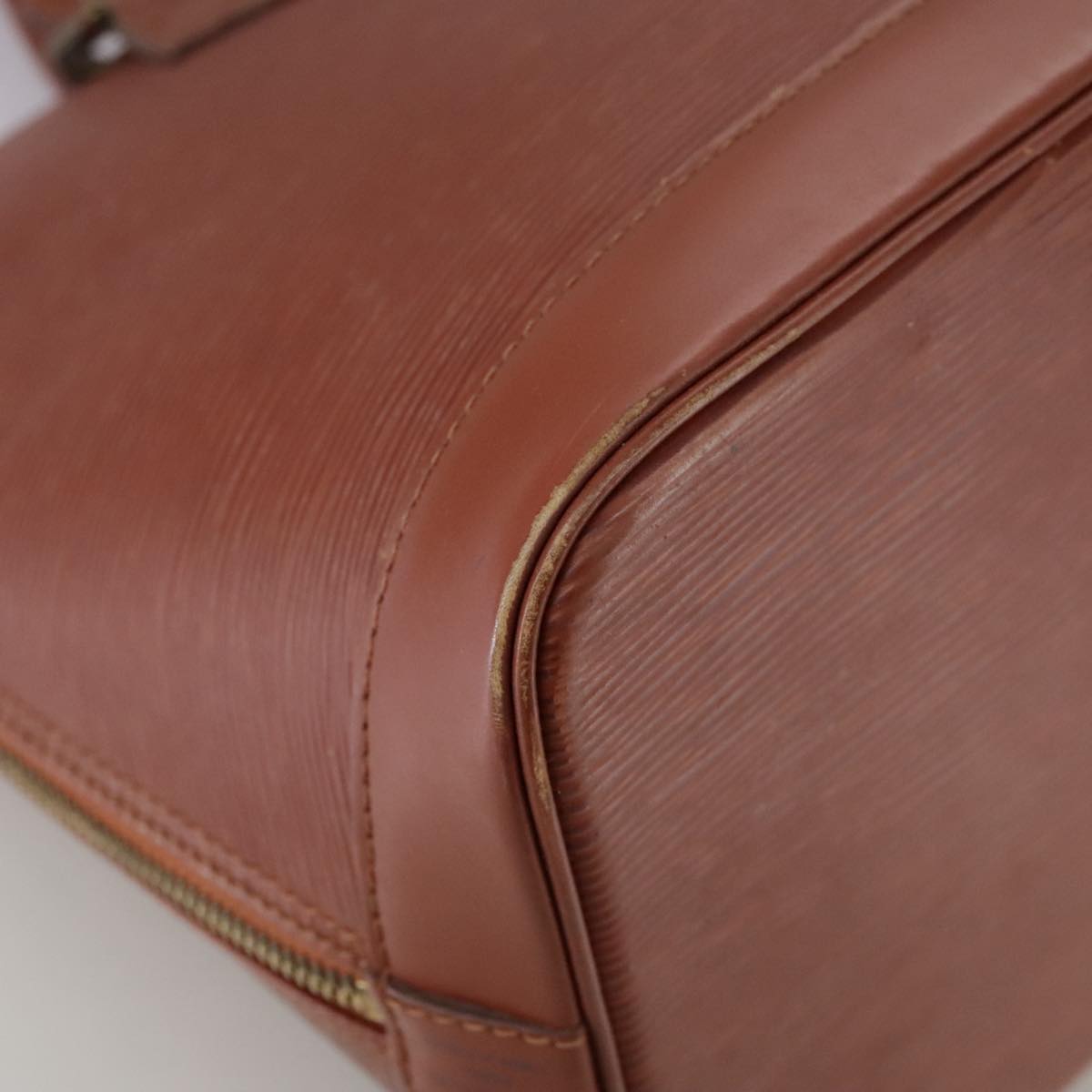 LOUIS VUITTON Epi Alma Hand Bag Brown M52143 LV 104432