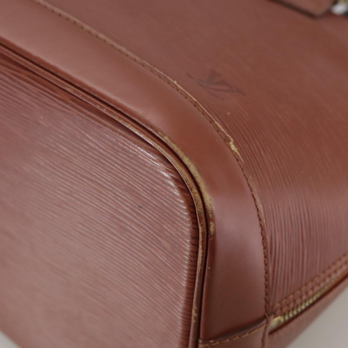 LOUIS VUITTON Epi Alma Hand Bag Brown M52143 LV 104432