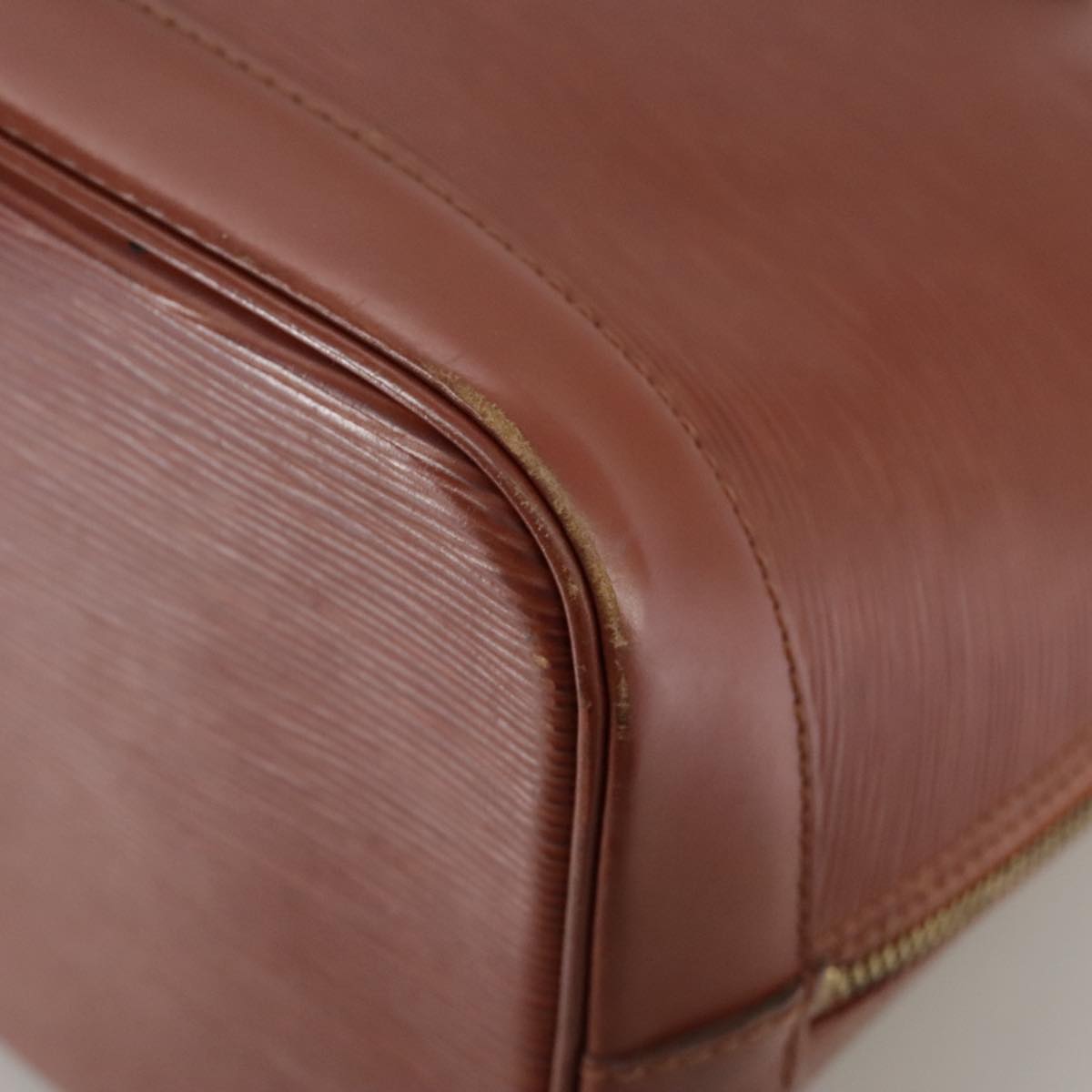LOUIS VUITTON Epi Alma Hand Bag Brown M52143 LV 104432