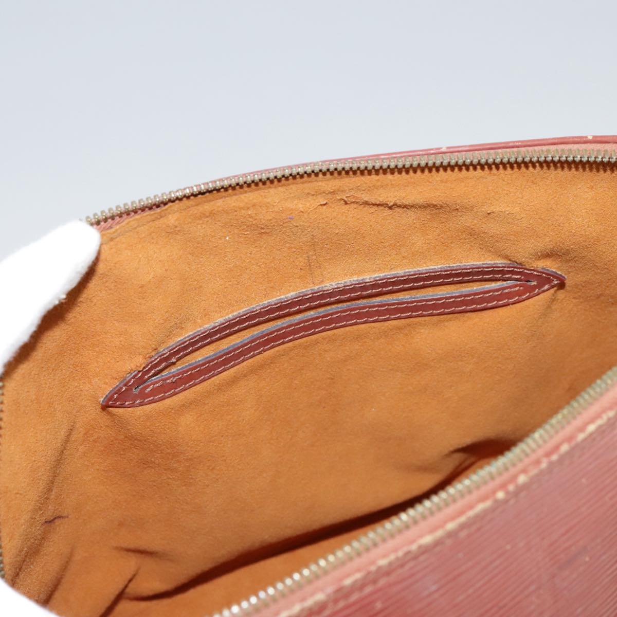 LOUIS VUITTON Epi Alma Hand Bag Brown M52143 LV 104432