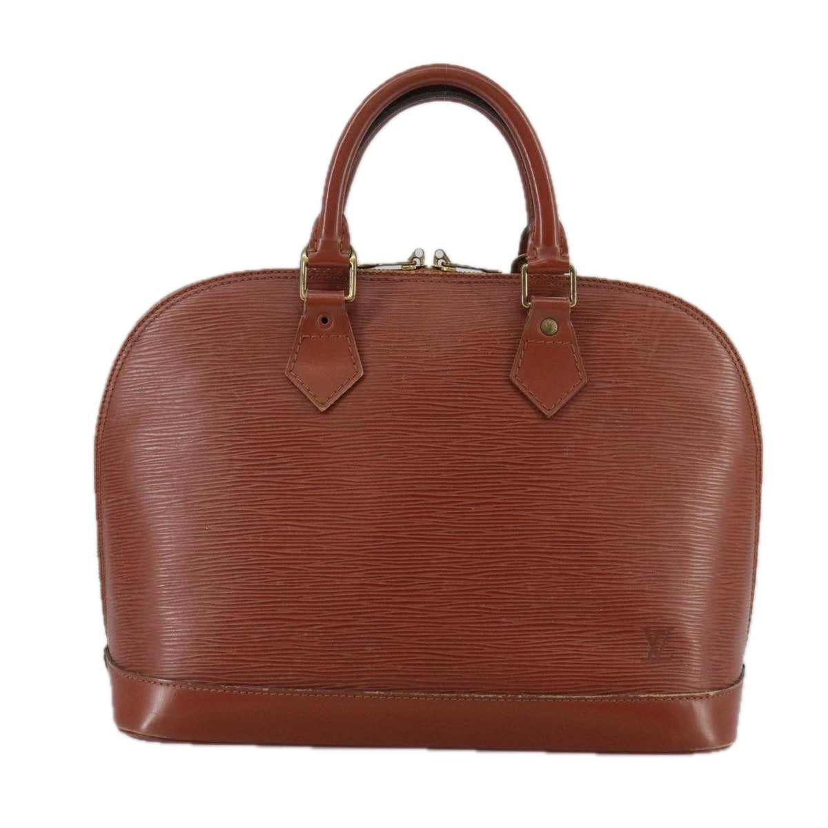 LOUIS VUITTON Epi Alma Hand Bag Brown M52143 LV 104432