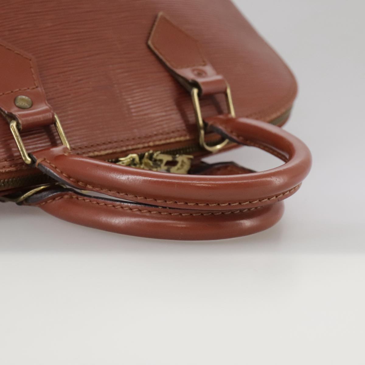 LOUIS VUITTON Epi Alma Hand Bag Brown M52143 LV 104432